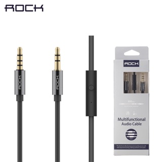 Cáp Audio 3.5 - 3.5mm kèm Mic Rock (80cm)