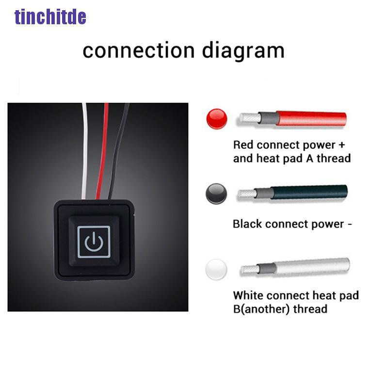 Công Tắc Điều Khiển Nhiệt Độ 3 Chất Liệu silicone Chống Thấm Nước 5v-15v