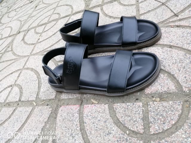 Sandal nam, sandal nam quai ngang cao cấp chất liệu nhẹ da bò đế êm