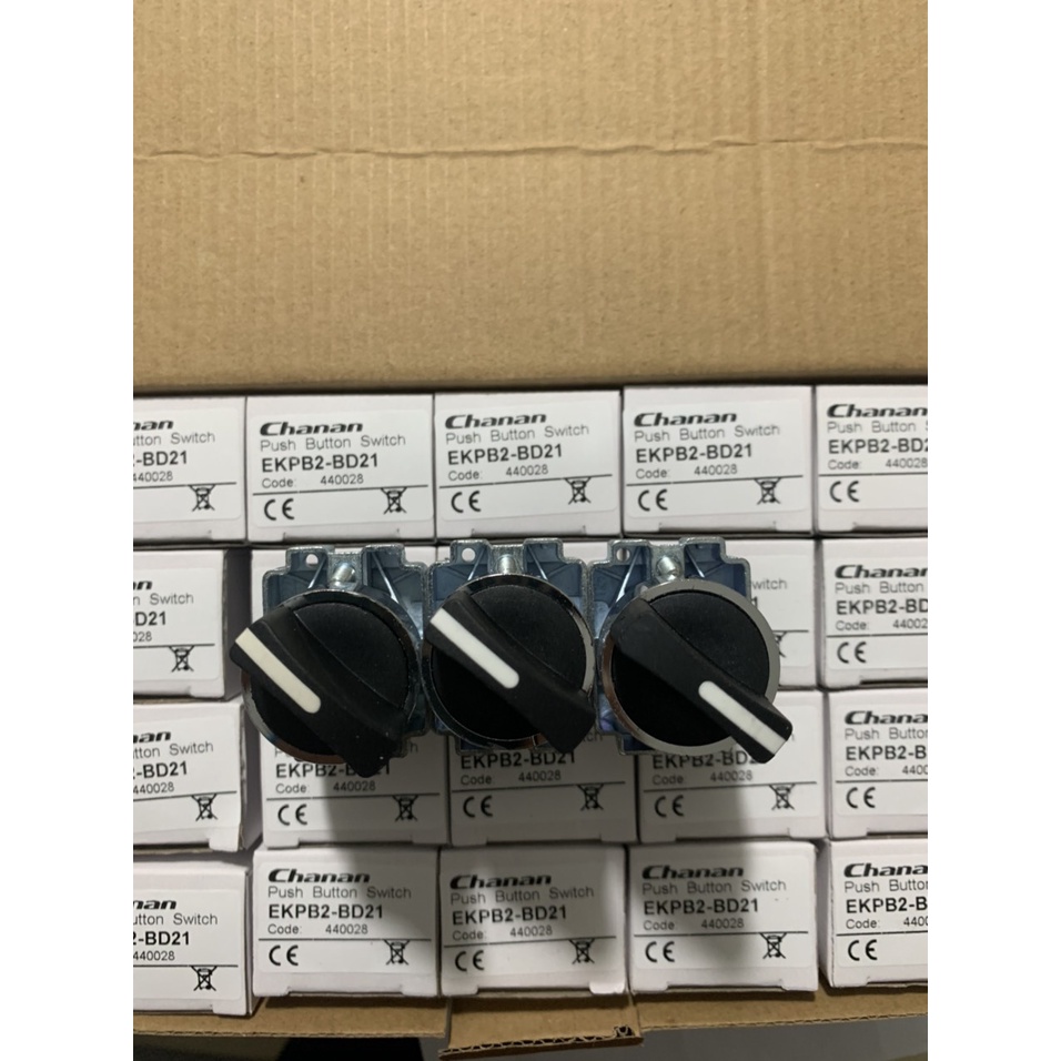 Chuyển mạch 2 vị trí thân sắt EKPB2-BD21 (CHANA)