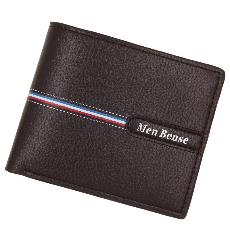 VERSDO Men's Leather Wallets Short Soft PU Leather Wallets