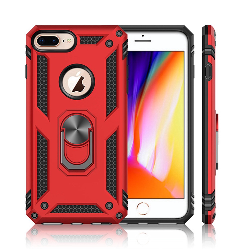 Ốp điện thoại PC cứng có nhẫn đỡ thích hợp cho IPHONE 6/ 6S/ 7/ 8 PLUS 6 6S 7 8 6P 7P 8P