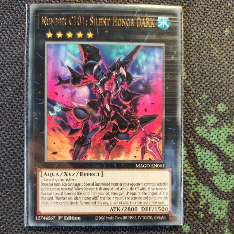Thẻ bài Yugioh: Number C101: Silent Honor DARK - MAGO-EN061 - Rare