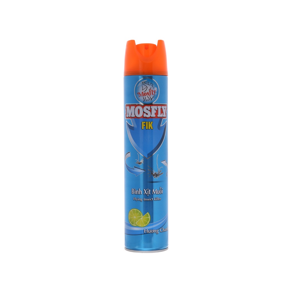 Bình xịt muỗi Mosfly FIK hương chanh 600ml