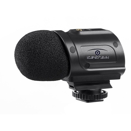 Mic thu âm Saramonic SR-PMIC2 Mini Stereo Condenser Microphone cho DSLR Camera, máy quay