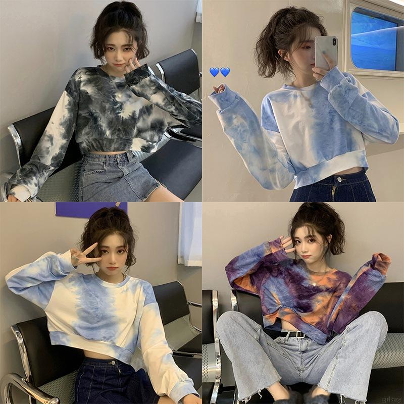 Áo Sweater Dáng Lửng Tay Dài Màu Sắc Thời Trang Cho Nữ | BigBuy360 - bigbuy360.vn