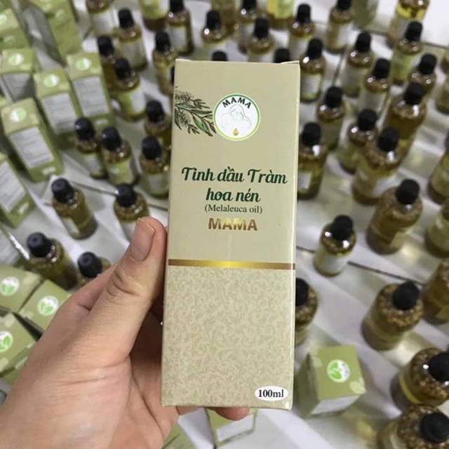 Tinh dầu tràm ngâm hoa nén