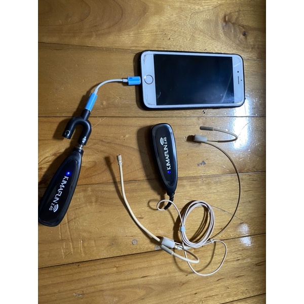 Micro hạt gạo không dây Kimafun KM-G120 cho điện thoại, máy ảnh quay video, Amply, loa trợ giảng, Nhạc cụ có sẵn