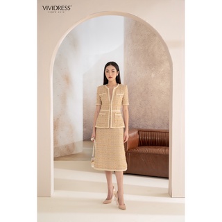 Chân váy dạ dáng a dài - at1021 002