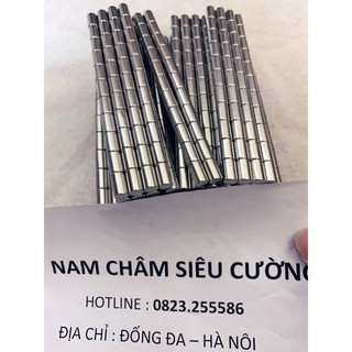 10 viên Nam châm đất hiếm 6x10mm