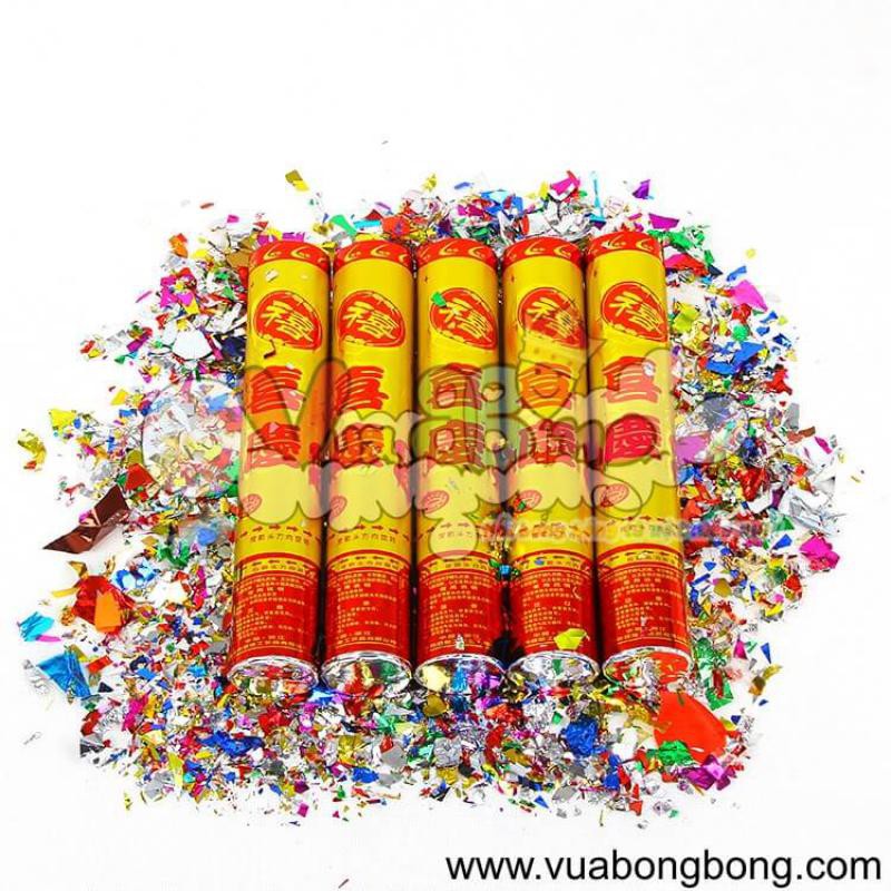 Pháo ống giấy kim tuyến-