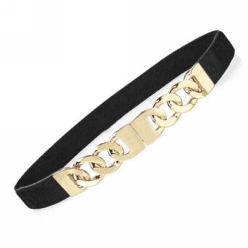 Thắt Lưng Nữ Khóa Kim Loại Vàng Kiểu Dáng Skinny