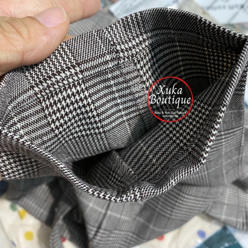 Quần Yếm Vải Cạp Cao SOFT COTTON Cao Cấp 2022 Quần Yếm Vải Bé Gái