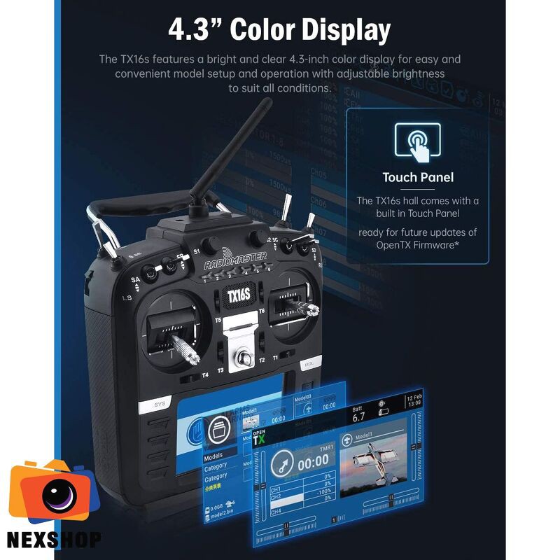 TAY ĐIỀU KHIỂN RADIOMASTER TX16S PHIÊN BẢN HS