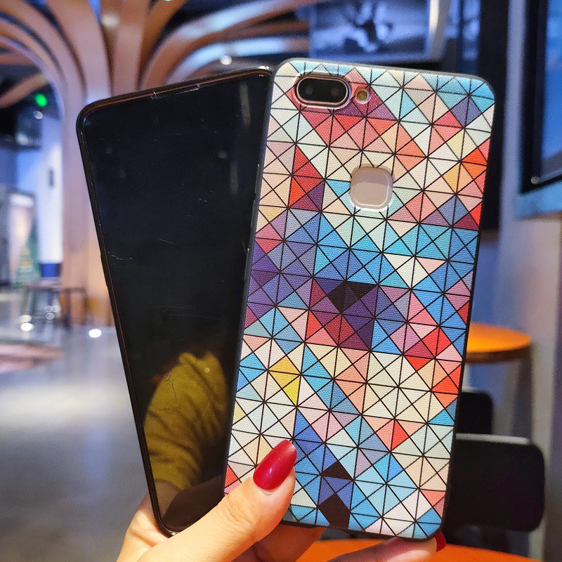 Ốp điện thoại mềm họa tiết vân kim cương cho Samsung A30S A50S A51 A71 A10 A20 A30 A50 A70 S8 S9 S10 S10e Note 8 9 10 Plus | BigBuy360 - bigbuy360.vn