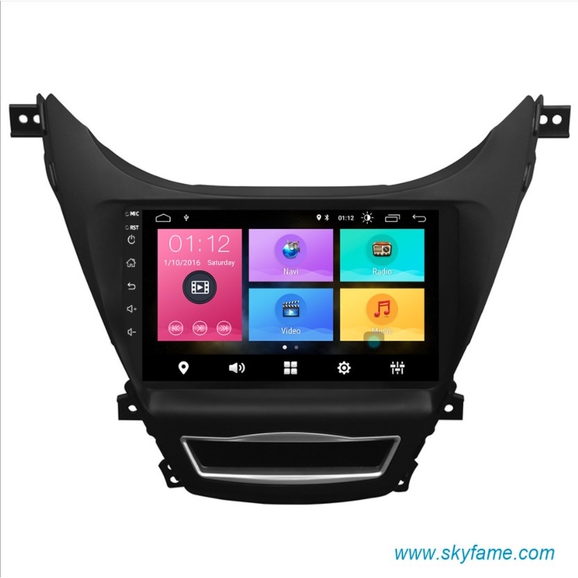 Màn Hình Android 9 inch Cho Xe ELANTRA 2010-2012 - Đầu DVD Android Kèm Mặt Dưỡng Giắc Zin HYUNDAI ELANTRA