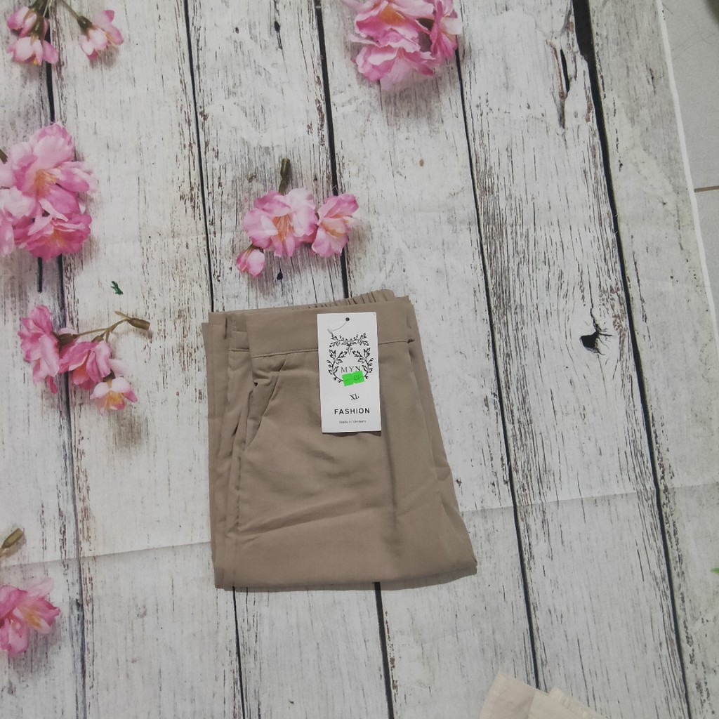 Quần Đùi đũi Lưng Cao Trên Gối Dáng Quần Short Siêu Mát Mùa Hè