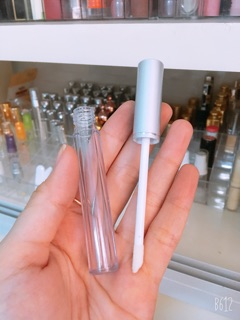 Combo 8 vỏ lip son môi nắp bạc 3.5ml (vỏ son nước, vỏ son dưỡng dầu dừa handmade)