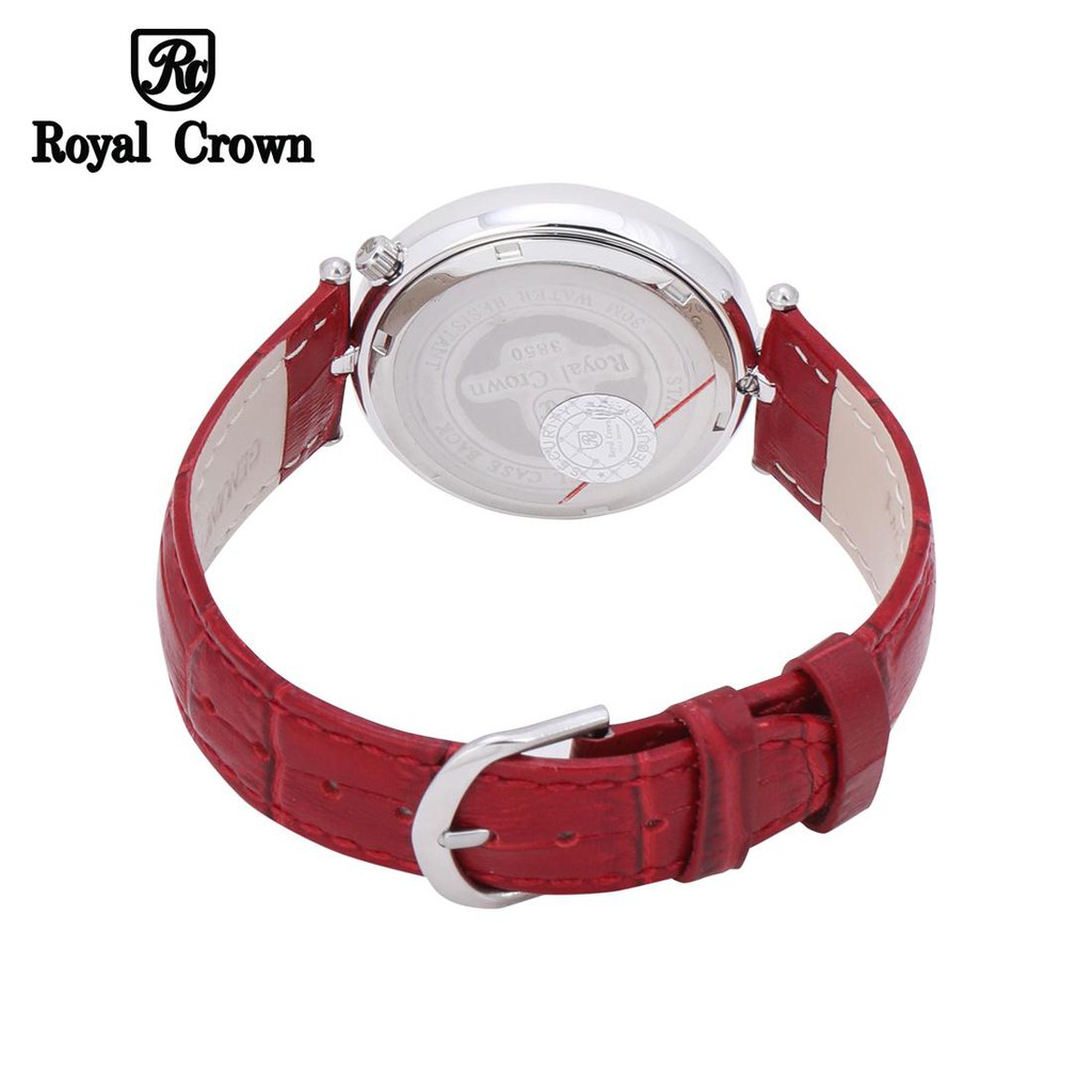 Đồng hồ nữ chính hãng Royal Crown Italy 3850 dây da các màu