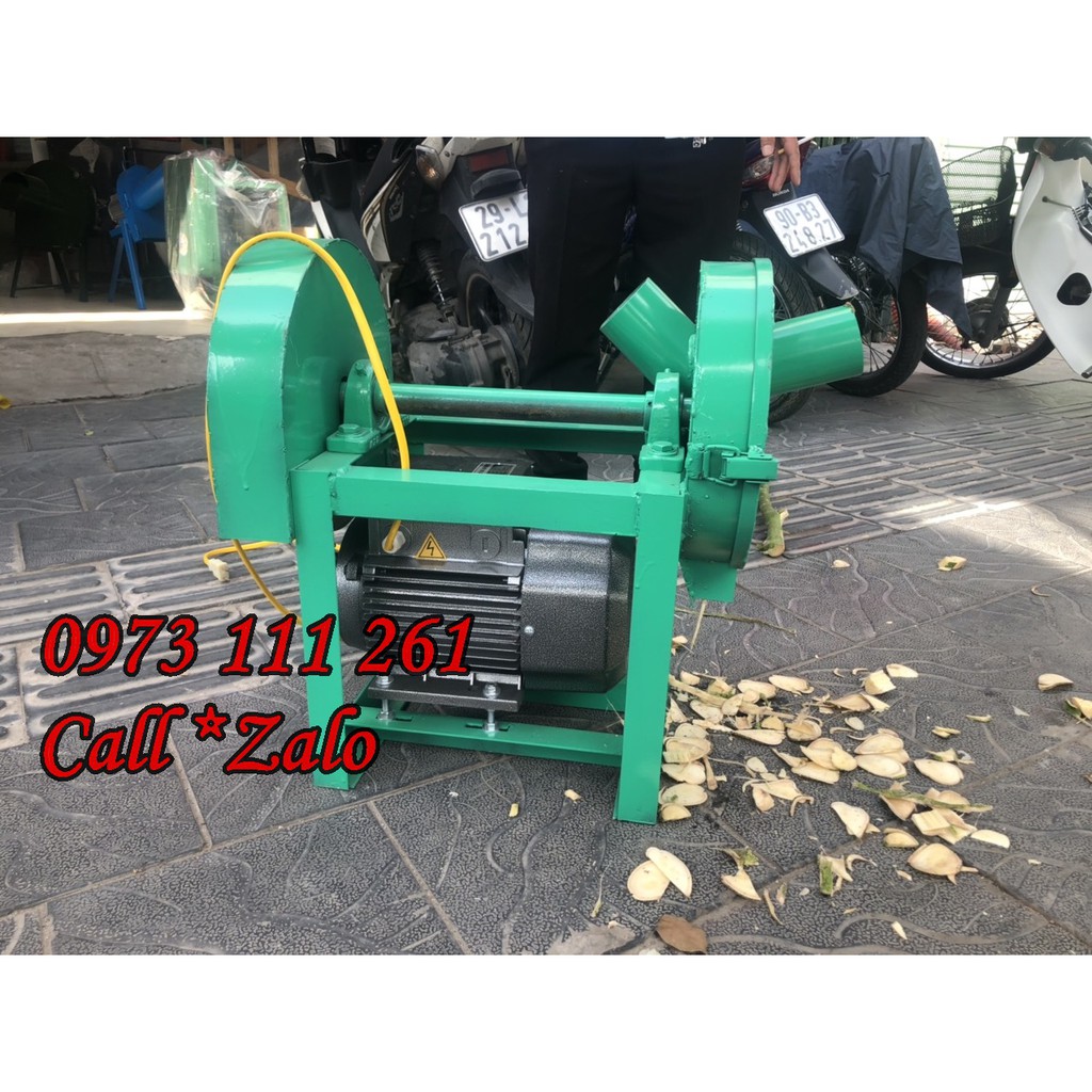 Máy thái thuốc nam, máy băm cây 2 cửa thế hệ mới Savi 2CN Động cơ 2,2Kw