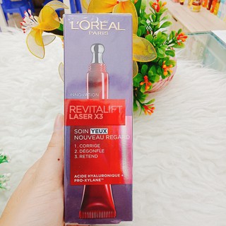 SERUM MẮT LOREAL REVITALIFT LASER X 3 - 15ML