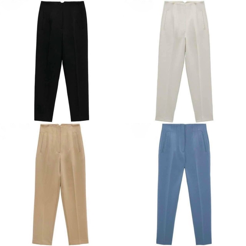 Quần baggy zara chất ruby