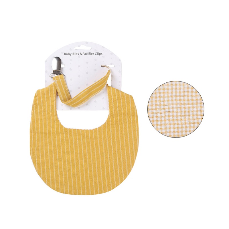 Yếm Ăn Cotton Hai Mặt Mềm Mại Thoải Mái Có Thể Tháo Rời Cho Bé Trai Và Gái