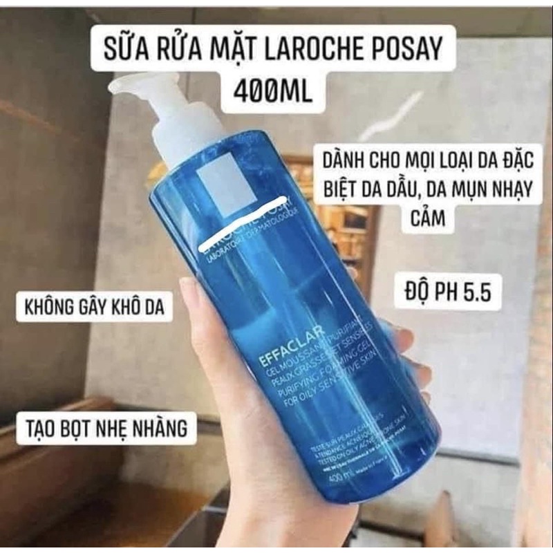 Sữa Rửa Mặt La Roche Posay Cho Da Mụn Dầu