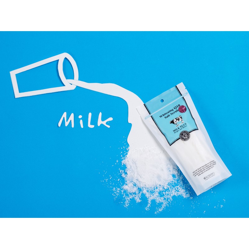 Muối tẩy tế bào chết sáng mịn và trẻ hóa làn da Scentio Milk Plus 300g