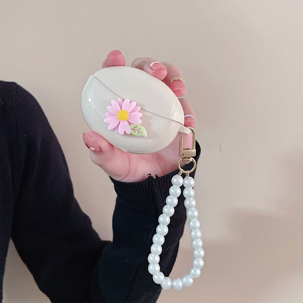 Vỏ Bảo Vệ Hộp Sạc Tai Nghe Bluetooth Không Dây Bằng TPU Mềm Hình Gấu/Hoa/Trái Tim/Trái Tim Dễ Thương Cho OPPO Enco Air2 Pro