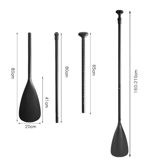 Mái chèo SUP 3 khúc nhôm 900 gram