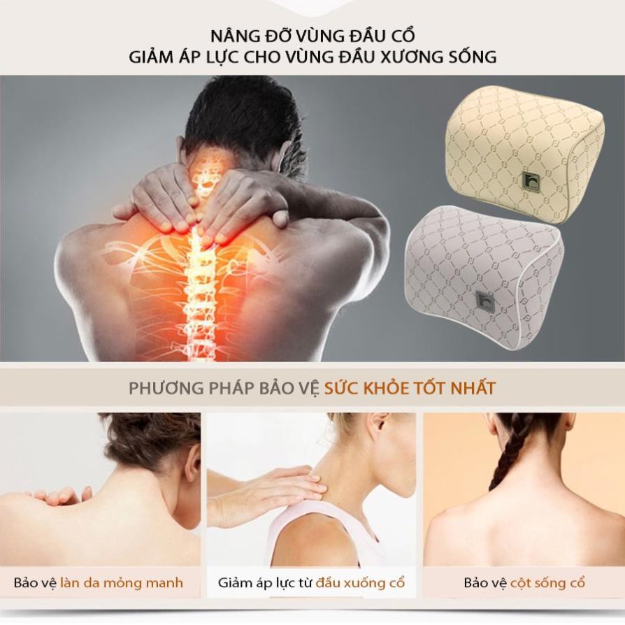 Gối đầu cao su non FOCUS GUCCI F-TM05F-B màu xám - Nhập Khẩu Chính Hãng