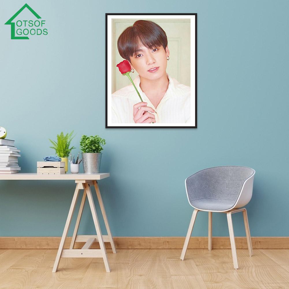 Bộ Tranh Đính Đá 5d Tự Làm Hình Nhóm Nhạc Bts | BigBuy360 - bigbuy360.vn