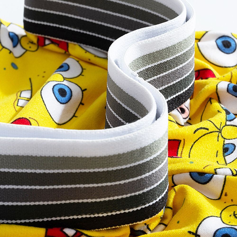 Quần lót boxer không đường may in hình Pikachu Doraemon SpongeBob thời trang dành cho nam