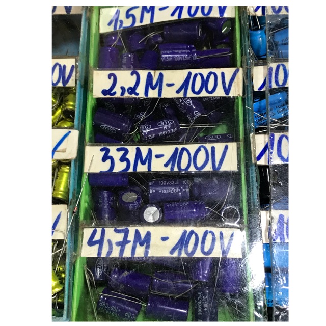 Các loại tụ không phân cực( set 10c )