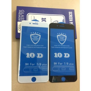Kính cường lực 10D xịn IPhone 6/6S/6+/7/8/7+/8+/ SE 2020 - Full màn hình viền đẹp - siêu chịu lực