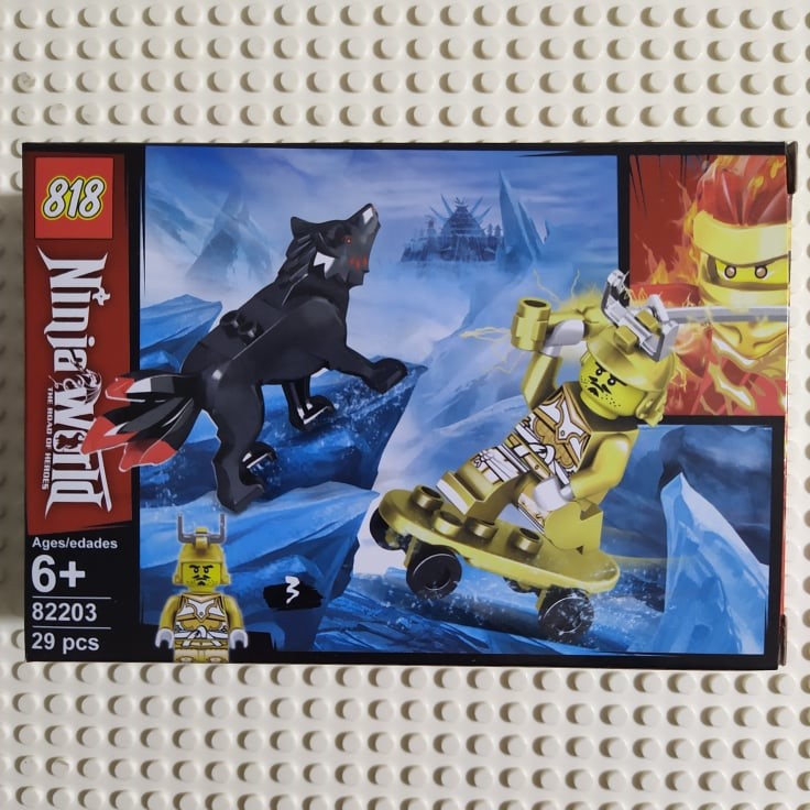 Bộ Xếp Hình Ninjago Các Nhân Vật Cùng Xe Moto Và Cửu Vĩ Hồ Ly Siêu Đẹp