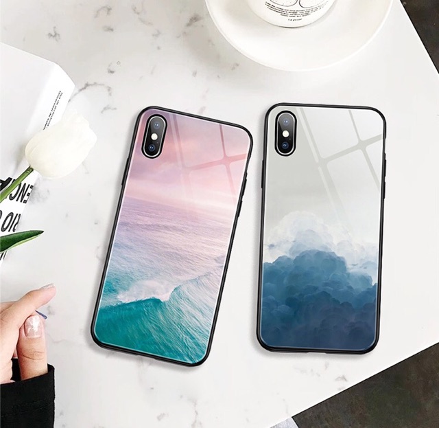 Ốp Lưng Kính Cường Lực / Case  Chống Vỡ Dành Cho 13ProMax 12ProMax 11ProMax X XSMAX Fukishop