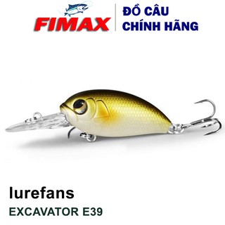 Mồi Cá Giả Crankbait Lurefans Excavator E39 Nặng 4.8g Dài 39mm Câu Cá Lóc, Cá Chẽm, Cá Tráp, Cá Nhồng... Siêu Nhạy