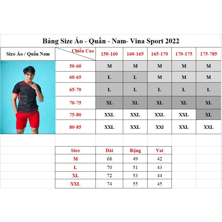 Áo Cầu Lông Nam Cổ Tròn AVT07 Vina Sport, Áo Tập Gym Tennis , Chất Thun Thấm Hút Mồ Hôi, Thoáng Mát, Full Size- Lapi VN