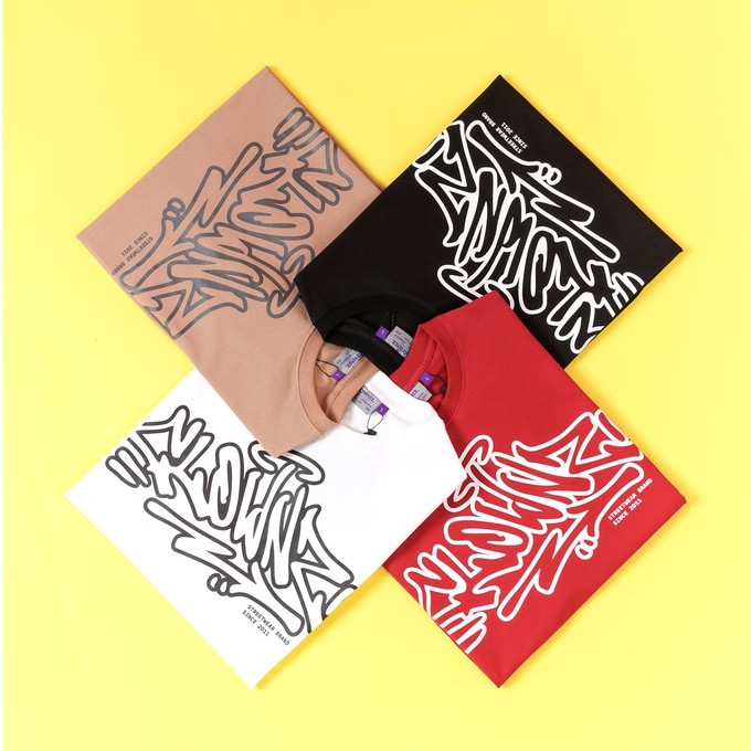 Áo thun tay lỡ local brand Clownz Graffiti Tag T-shirt chất cotton, form rộng unisex | BigBuy360 - bigbuy360.vn