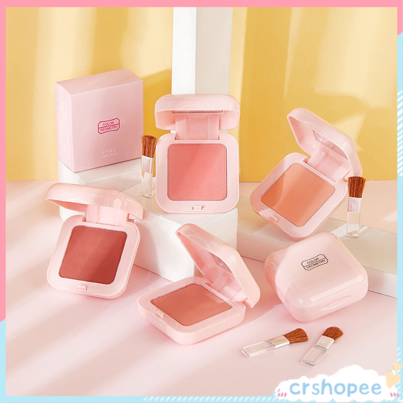 CR (Hàng Mới Về) Phấn Má Hồng Màu Nude Tự Nhiên Chống Nước Lâu Trôi