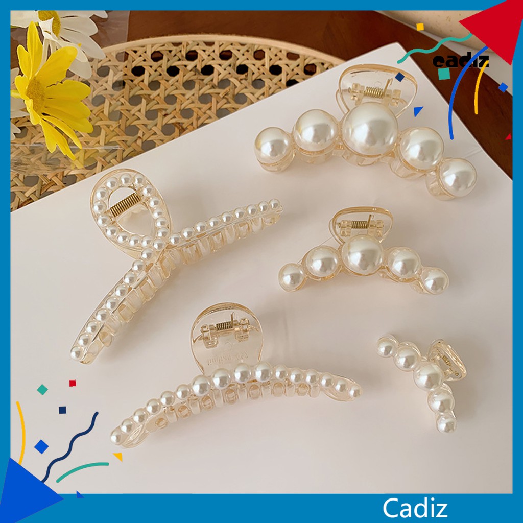 Kẹp Tóc Đính Ngọc Trai Giả Cho Nữ