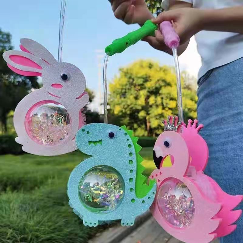 Lồng đèn trung thu cho bé có Led lấp lánh hình động vật sử dụng pin AAA mới nhất 2022