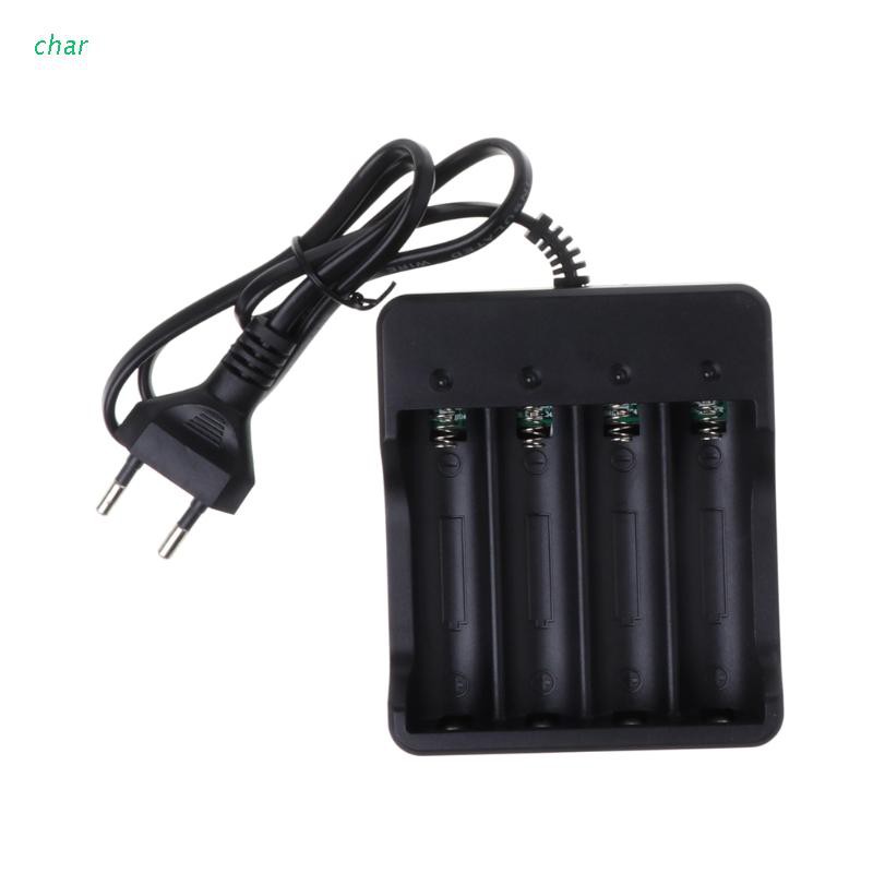 Bộ sạc pin 4 khe cắm Li-ion EU có thể sạc lại đa năng 18650