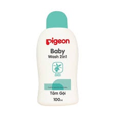 [Pigeon] Tắm gội Pigeon 2 in 1 hương dịu nhẹ cho bé 100ml ( Chọn mùi ngẫu nhiên)