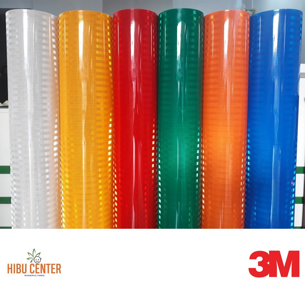 Màng Phản quang 3M Seri 3900 - 1.22m x 1m tương đương hơn 1m2 – Tùy chọn màu An Toàn Ban Đêm, Dán xe, Decal Cao Cấp