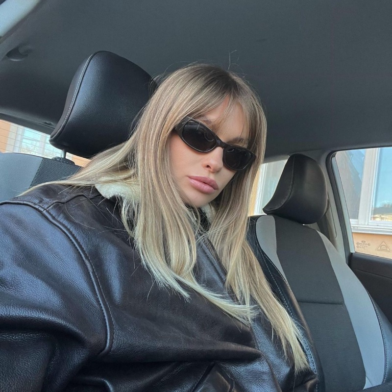 Kính Mát Hình Mắt Mèo Nhiều Màu Sắc Phong Cách Phương Tây Thời Trang