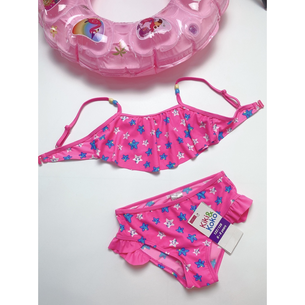 ẢNH TỰ CHỤP - 15kg-22kg  bikini Váy bơi 2 mảnh siêu cute đồ bơi cho bé gái -KellyWang