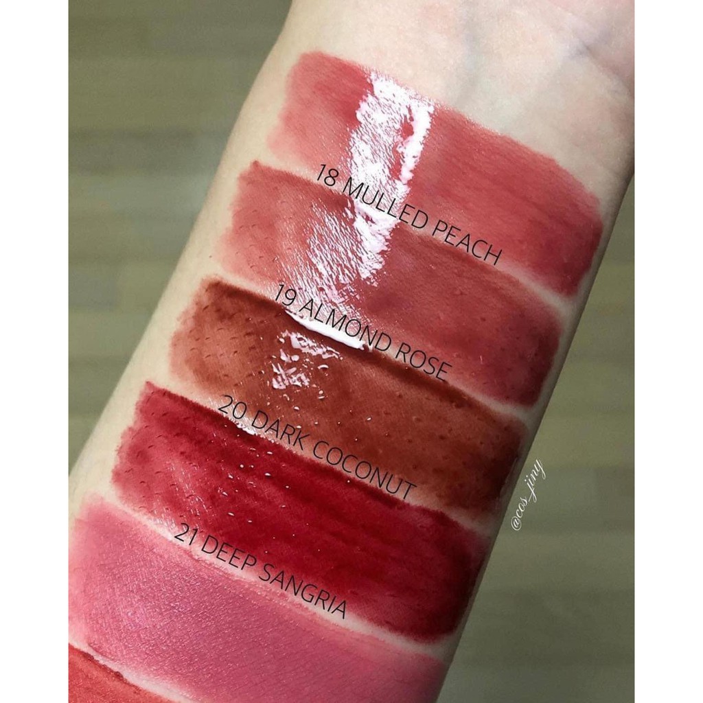 Son bóng Romand Juicy Lasting Tint RIPE FRUIT SERIES 18, 19, 20, 21